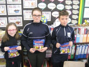 Accelerated Reading in Primary 7 - congratulations to the six runners up.